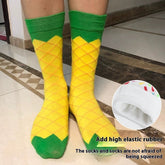 Spring And Summer Casual Socks Female Cartoon Fruit Cute Color
