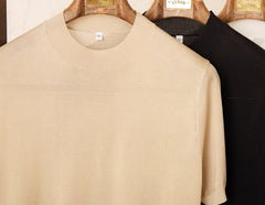 Slim Fit Small Round Neck Short Sleeve