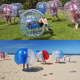 Colorful Inflatable Bumper Balls Grass And Snow