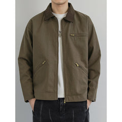 American Workwear Retro Lapel Jacket