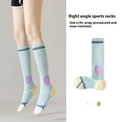 Professional Fitness Compression Stockings Women's Long Compression Running Basketball Socks