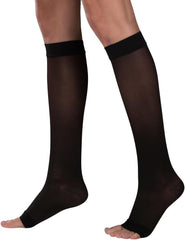Women's Solid Color Minimalist Thin Compression Stockings