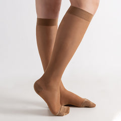Women's Solid Color Minimalist Thin Compression Stockings