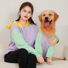 Pet Parent-Child Clothing Multicolor Hoodie Loose