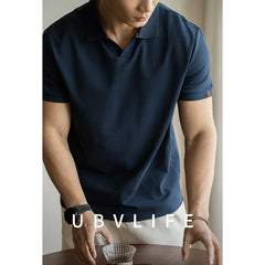 American-style Cotton Breathable Short-sleeved Polo Shirt