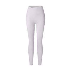 Autumn And Winter Cross Waist Nude Feel Sports Trousers