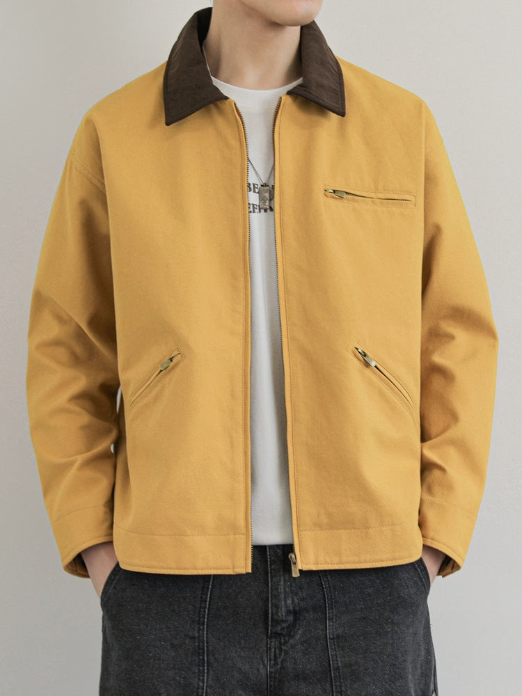 American Workwear Retro Lapel Jacket