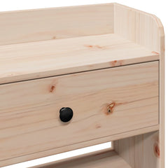 Headboard with Storage 180 cm Solid Pine Wood