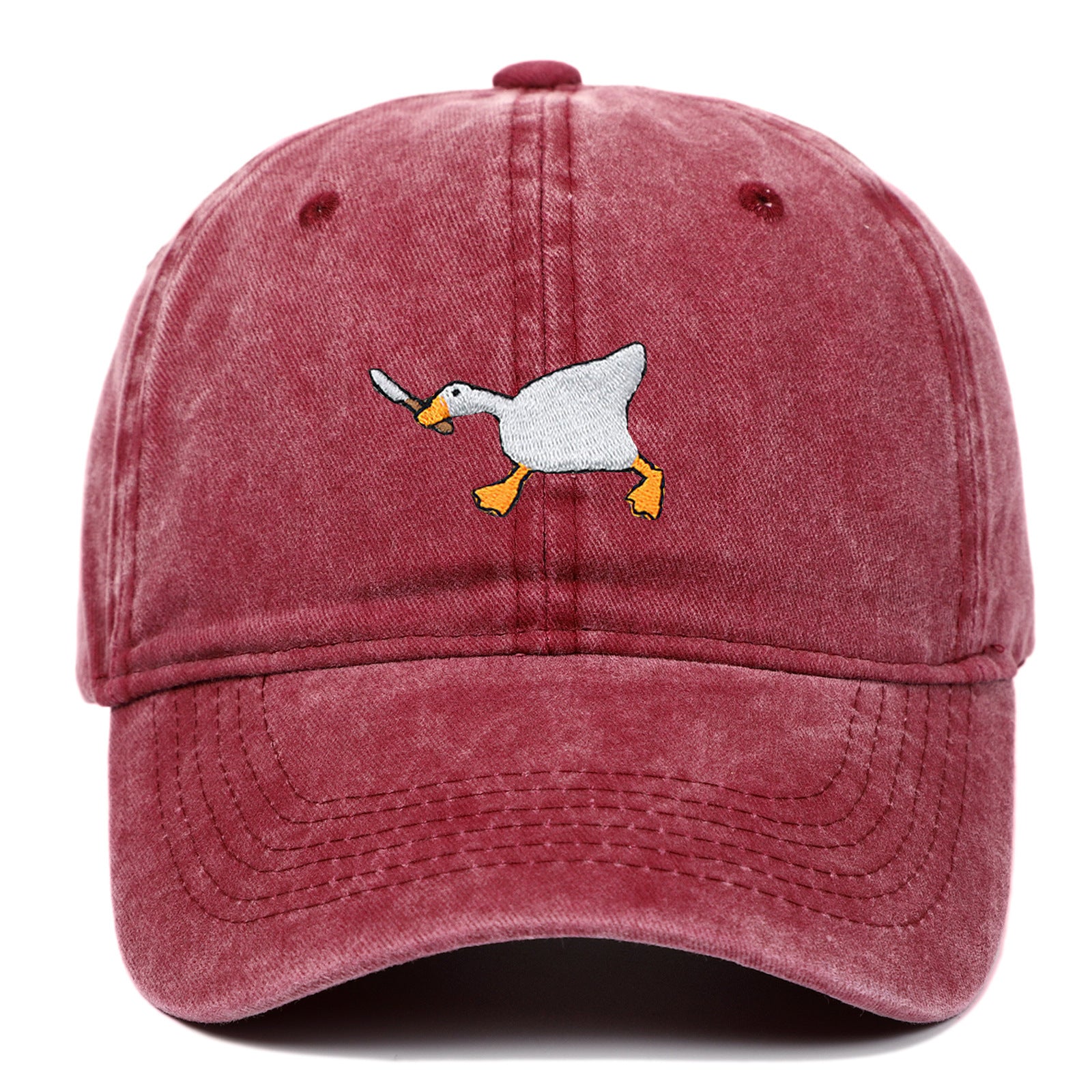 Funny Embroidery Baseball Cap Men Women Trendy All-match