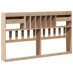 Headboard with Storage 180 cm Solid Pine Wood