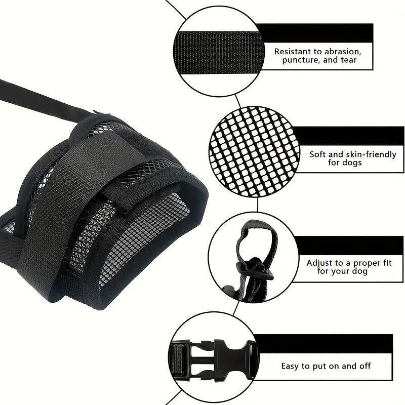 Dog Mouth Cover Muzzles Anti-biteanti-bark Anti-eat Disorderly Water Drinking