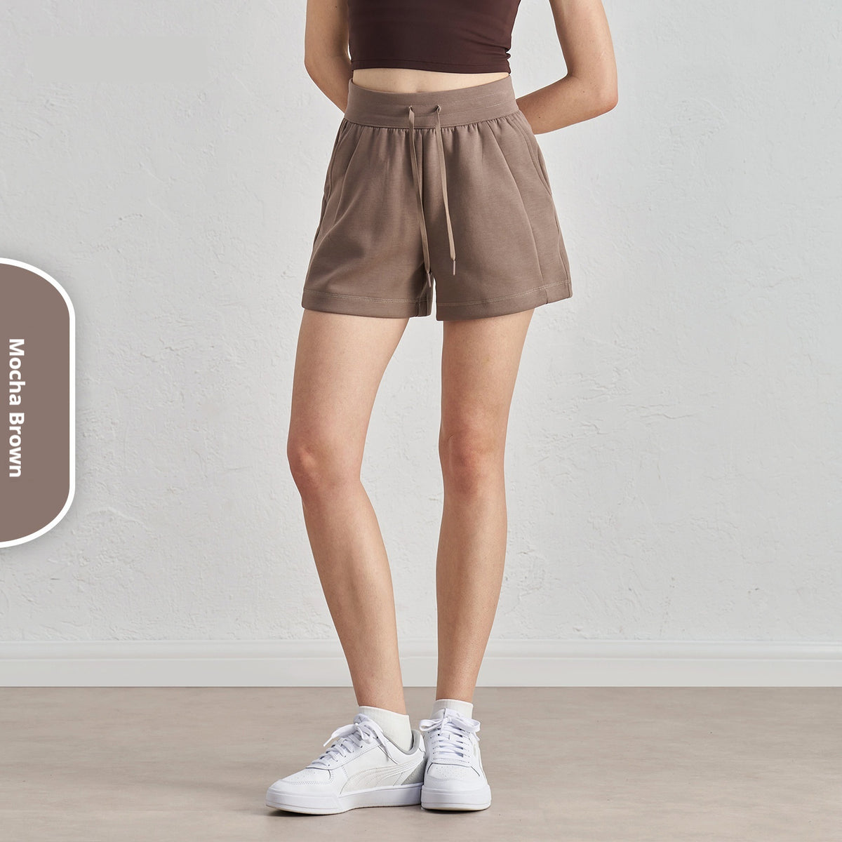 Air Layer Loose And Simple Yoga Shorts